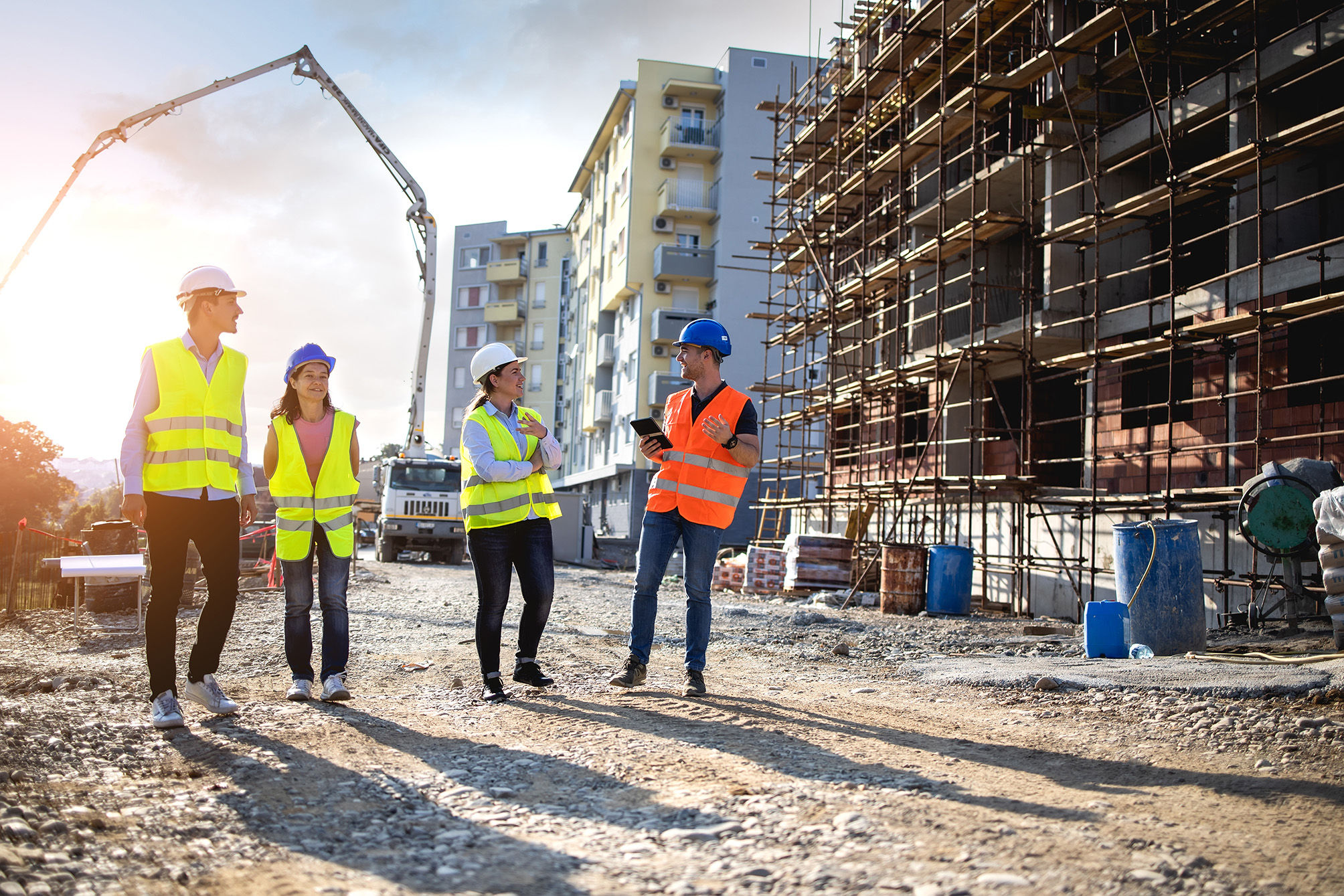 Image of construction workers