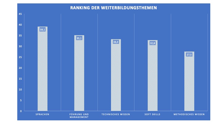 Ranking der Weiterbildungsthemen